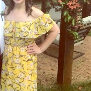 Boutique off the shoulder dress